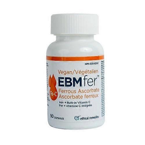 Ebmfer Iron With Vitamin C, 90 Caps