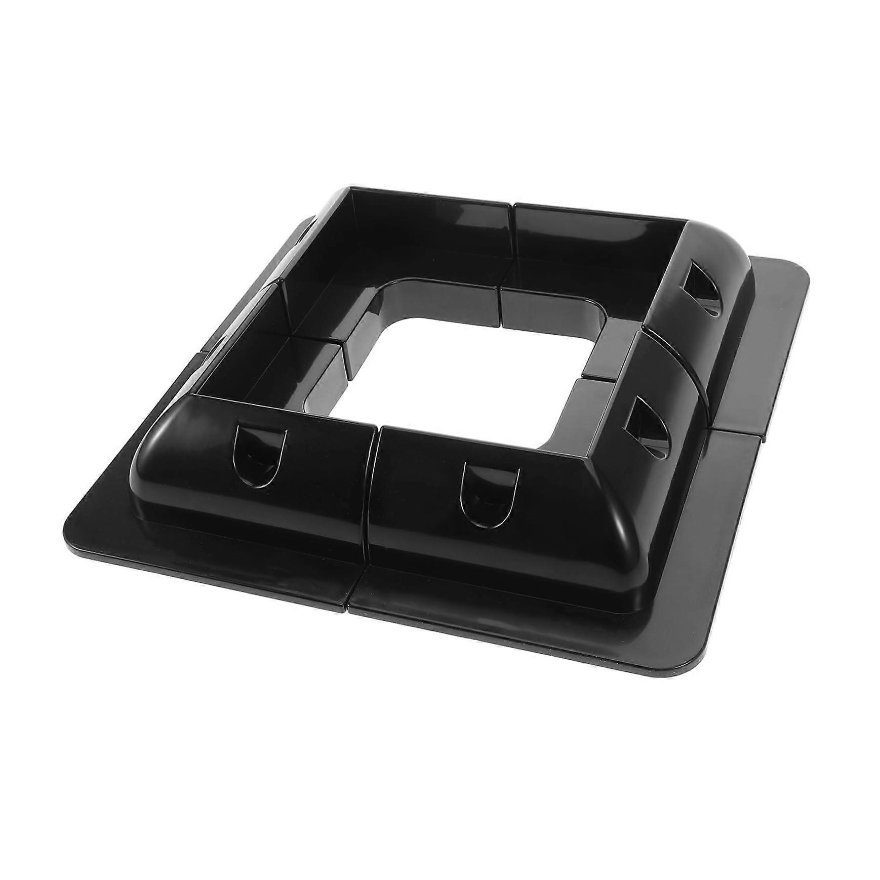 RV and Boat Solar Panel Mounting Brackets Weather Resistant ABS NoDrill Outdoor Install Kit