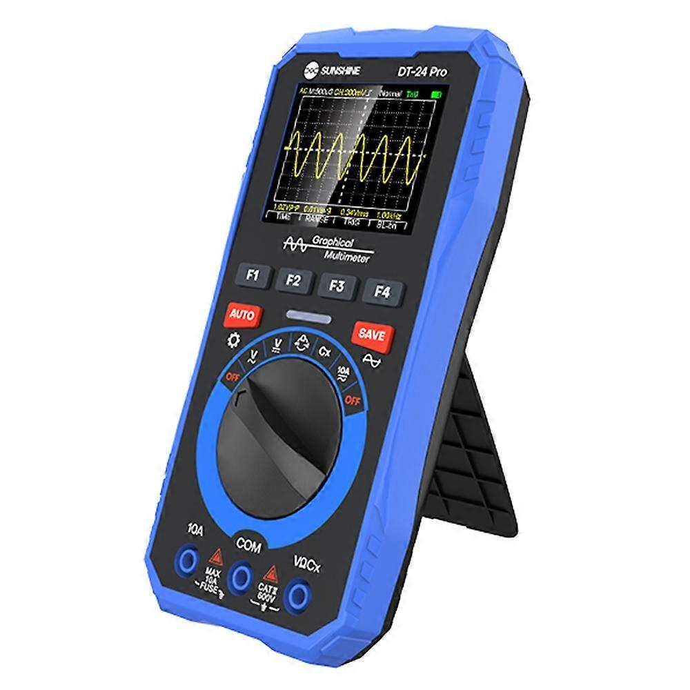 SUNSHINE DT-24 Pro 2.4-inch Screen Oscilloscope Multimeter Waveform Capture Handheld Multimeter