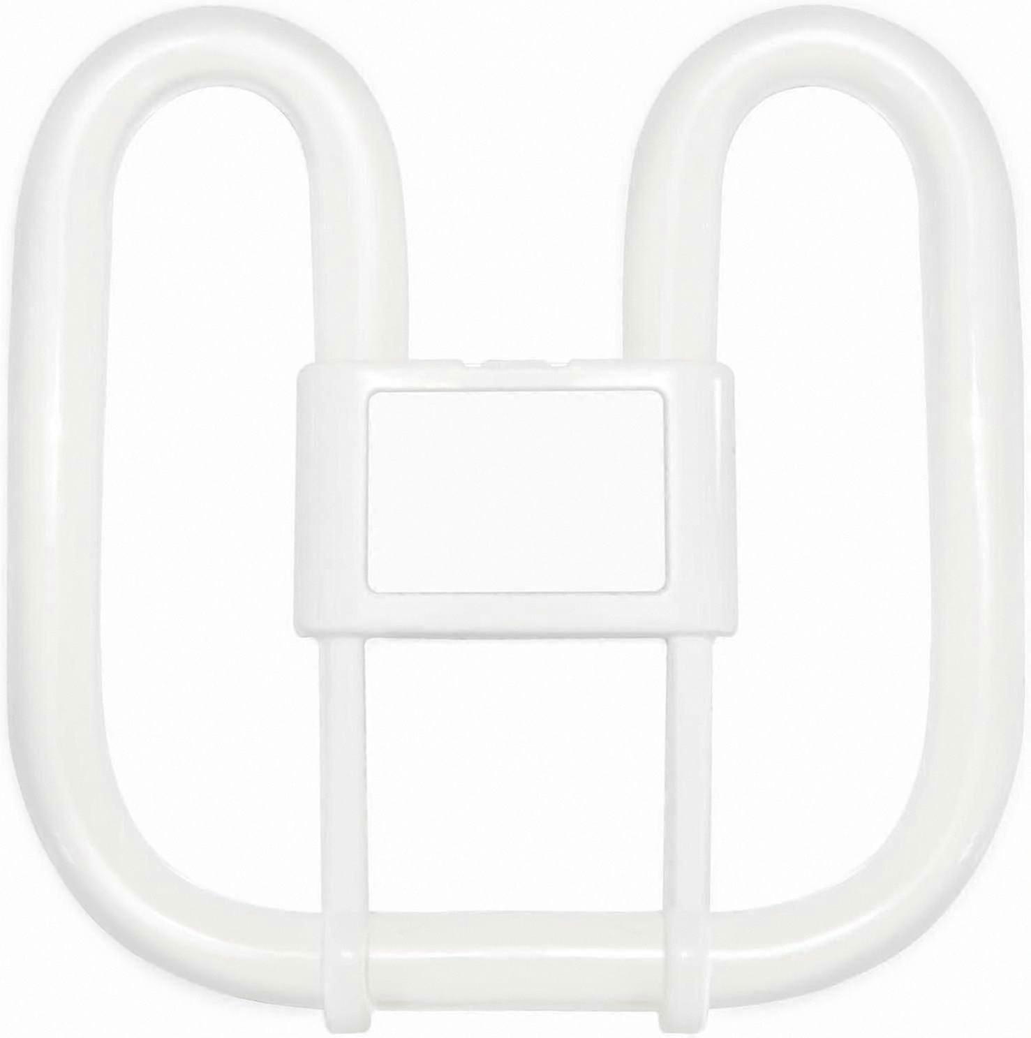 GR10q 4-Pin 28W 3500K Warm White 2000LM 2D Square CFL Bulb AC 220V for Flush Ceiling Light