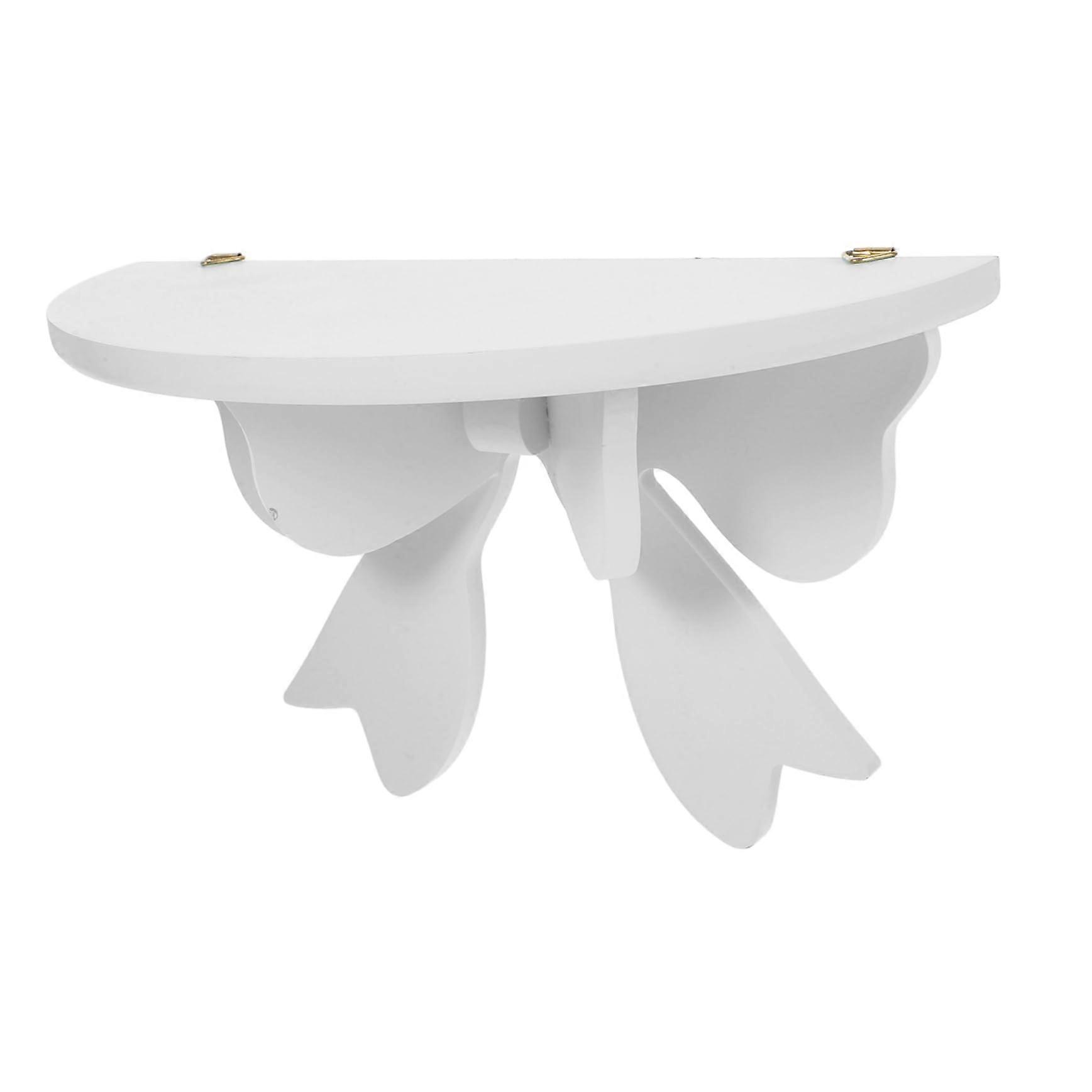 Bow Style Floating Wall Shelf with Charming Bowknot Design for Nursery and Living Room Decor