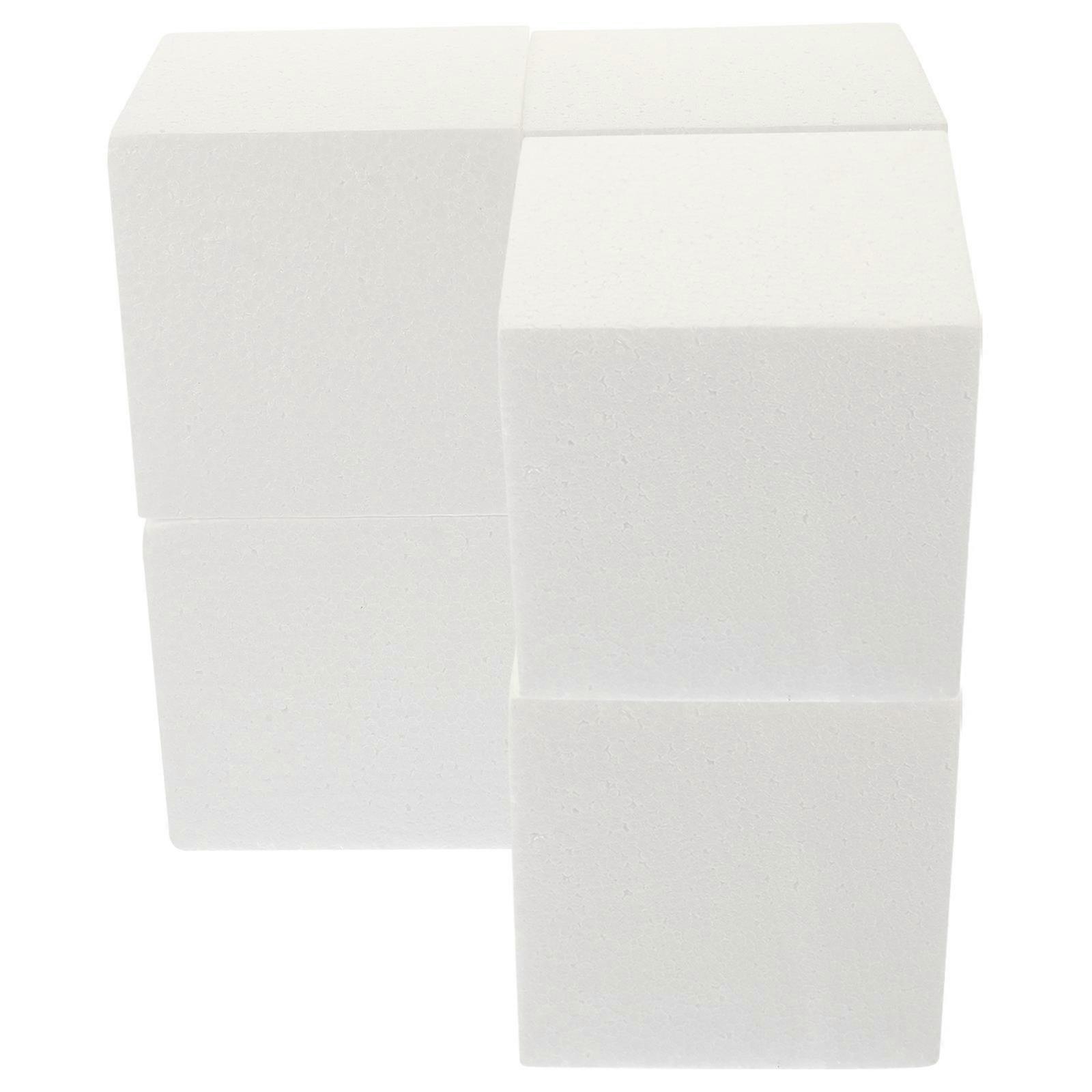 Egg Cake Model Cubic Cake Model for Practicing Decoration 6Pcs