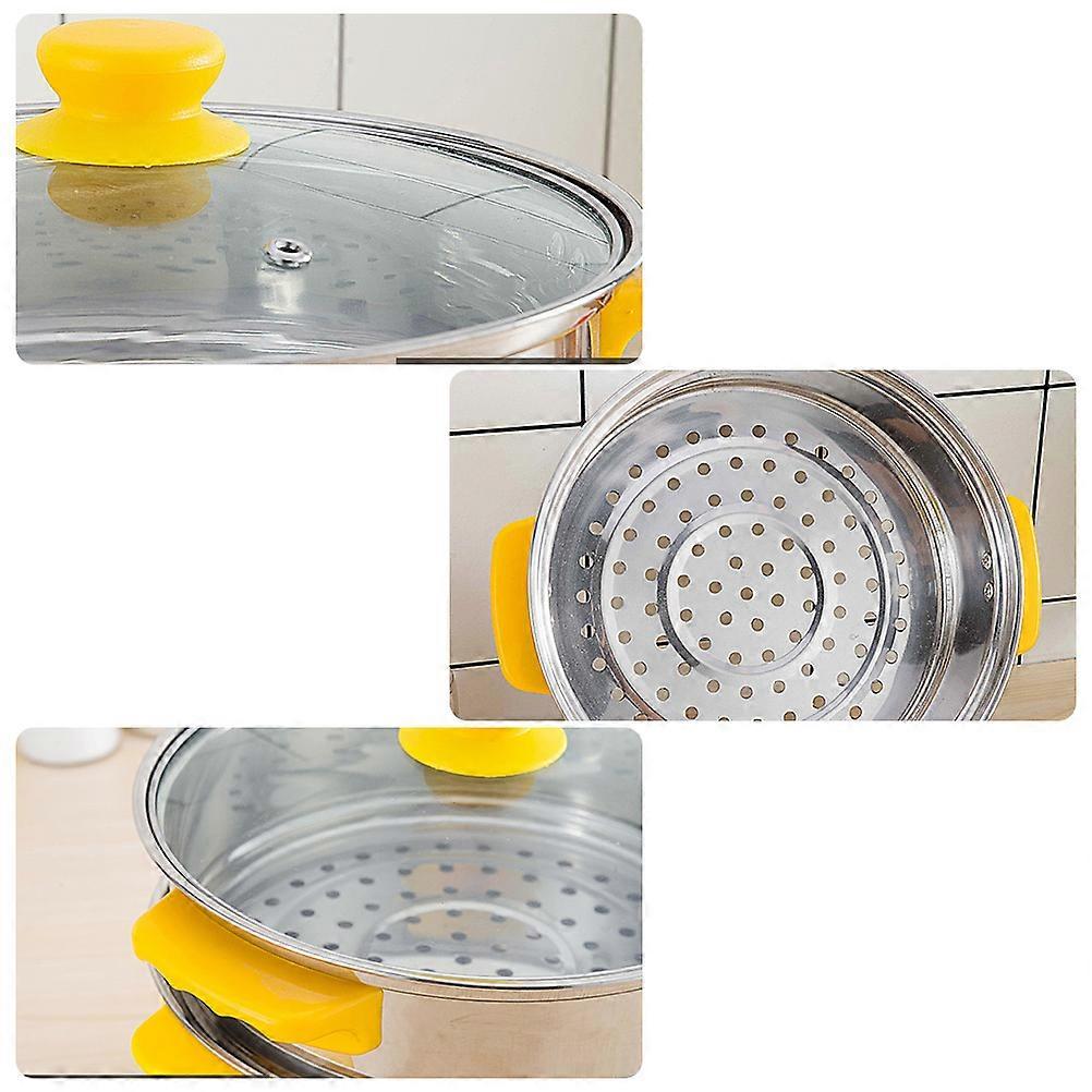 Steam Pot Small Cooking Electric Pot for Kitchen Use Multifunctional Steamer