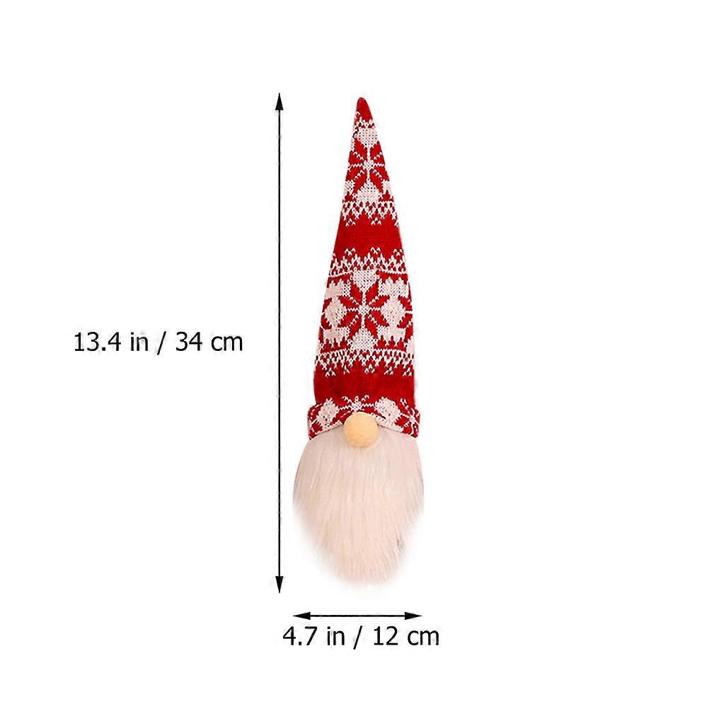 Christmas Bag Faceless Old Man for 4Pcs Covers