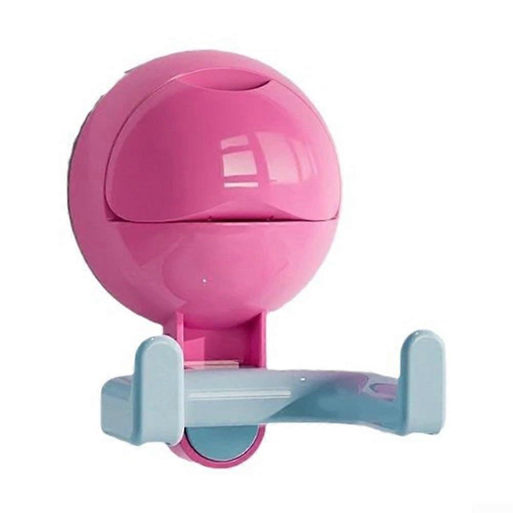 Suction Cup Hook with Double Vacuum Grip, Heavy Duty Reusable Wall Hook for Kitchen, Pinkish