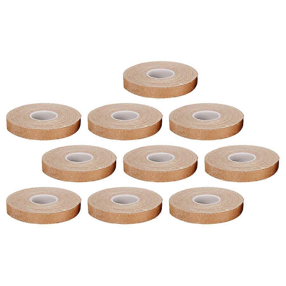 Light Brown Finger Protective Adhesive Tapes for Pipa 10Pcs Set