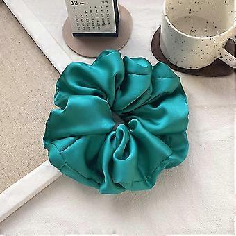 Chouchous en satin uni, élastiques à cheveux pour femmes, couleur ciel, taille 26.