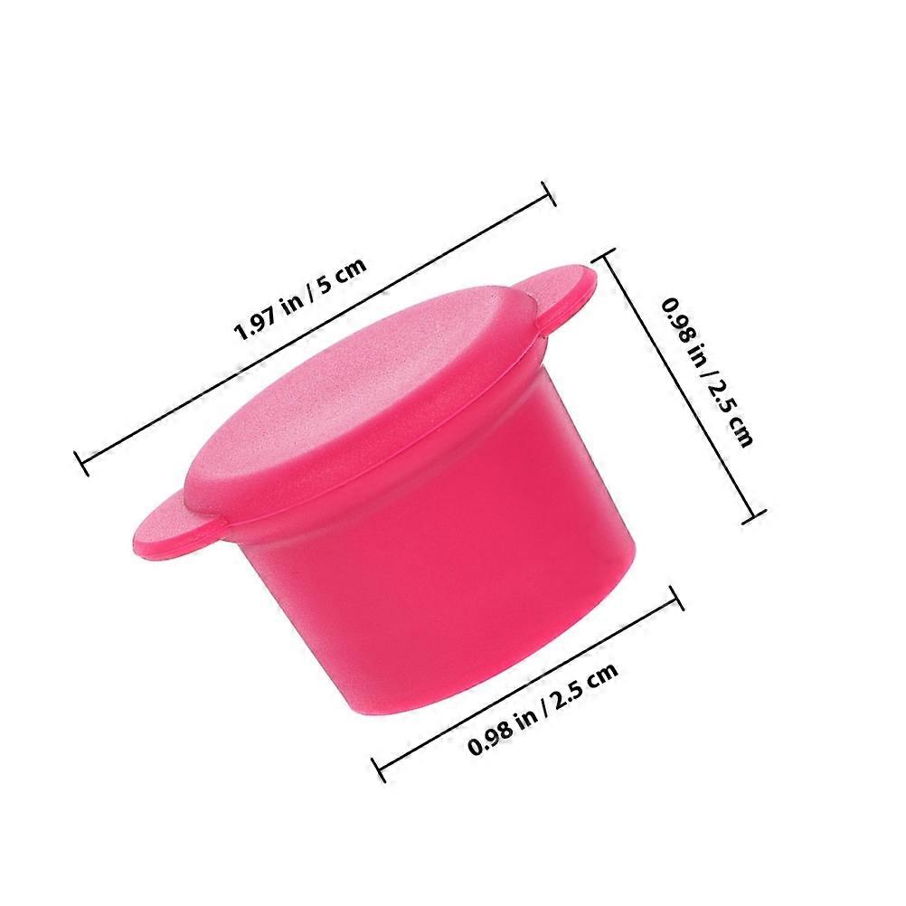Rosy Silicone Cap for Use 2Pcs Sealing