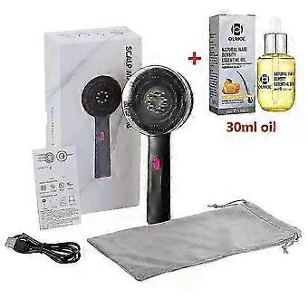 3 Modes Electric Massage Comb Portable Red Light Laser Comb for Hair Follicle Hair Follicles On The Head Essence Oil Applicator 2025