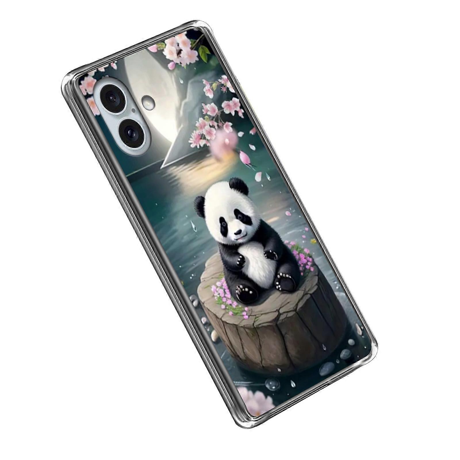 For iPhone 16 Plus Case IMD Pattern Printed Shockproof TPU Phone Cover