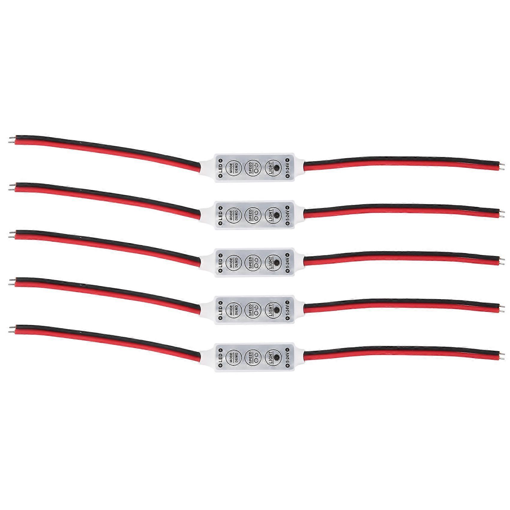 5 x 12V Wired Control Module with Strobe Flash For LED Strip/Bulbs