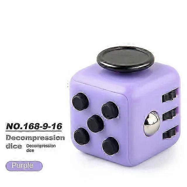 Fidget Cube Stress Relief Toy & Adults - Solid Color Relaxation Aid