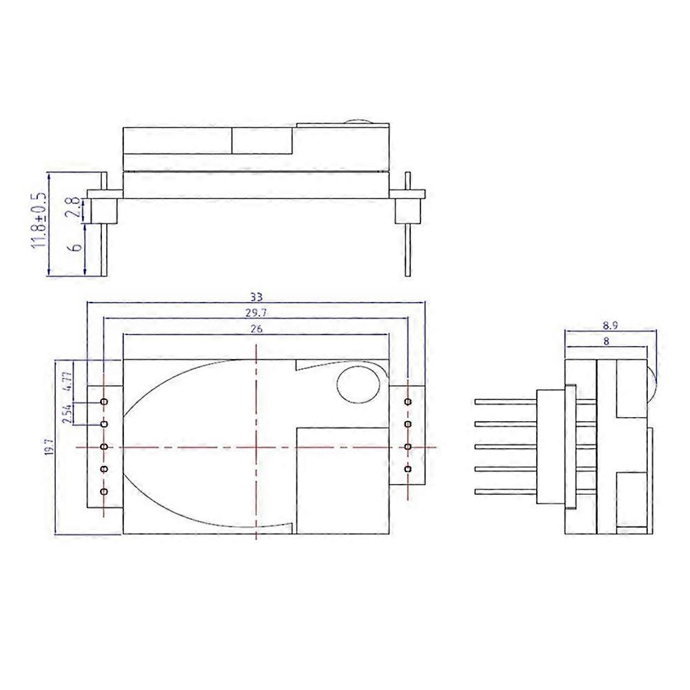 SC8 Single-Channel (400-5000 Ppm) CO2 Sensor High-Precision Infrared CO2 Concentration Detection Module