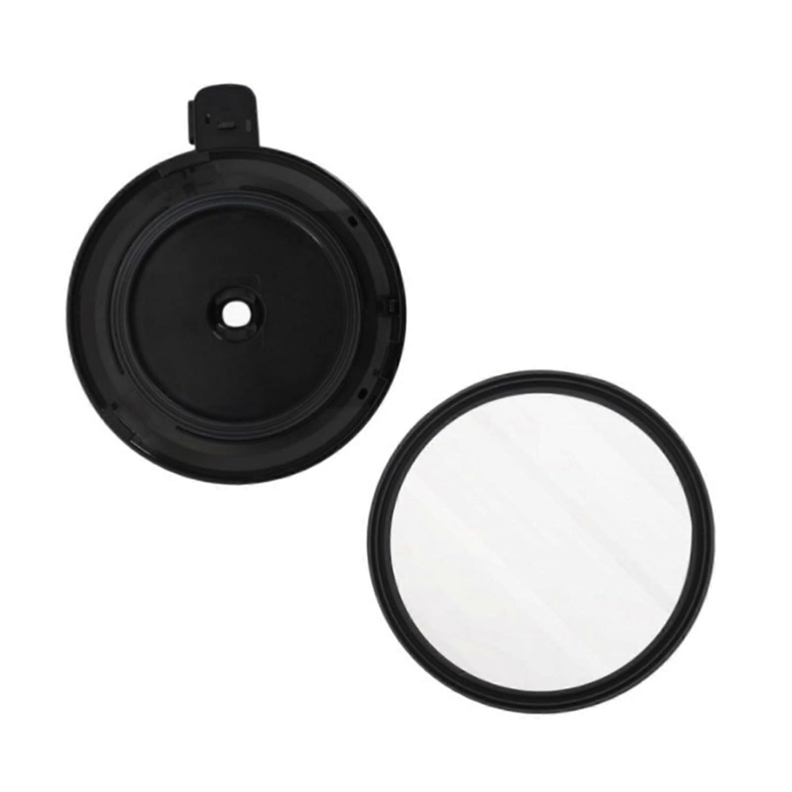 Ice Cream Maker Lid Replacement Part, Food Grade ABS SplashProof Outer Bowl Cover for Mess Mixing