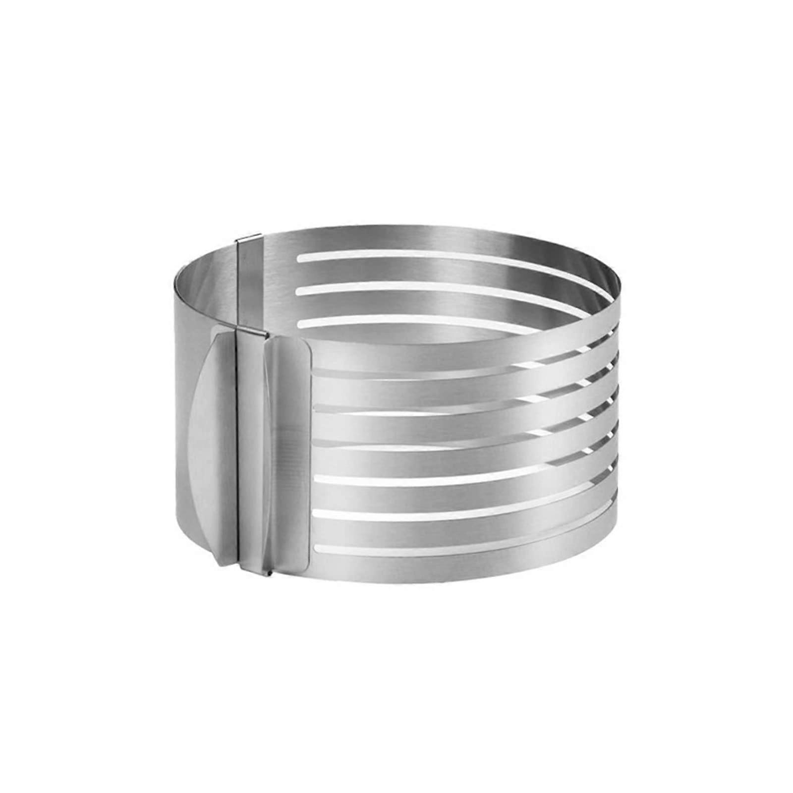 Adjustable Stainless Steel Cake Slicer Ring for Layered Cake Cutting and Easy Demoulding