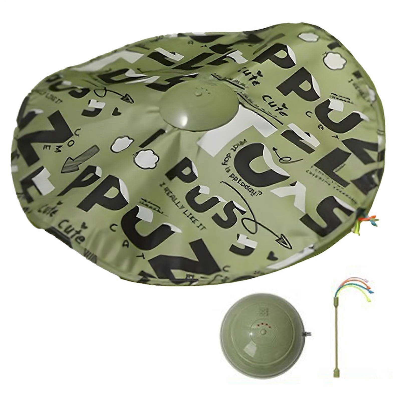 Interactive Cat Toy with Covered Teasing Design for Indoor Cats, Automatic Play and Exercise 58x58x9.5cm