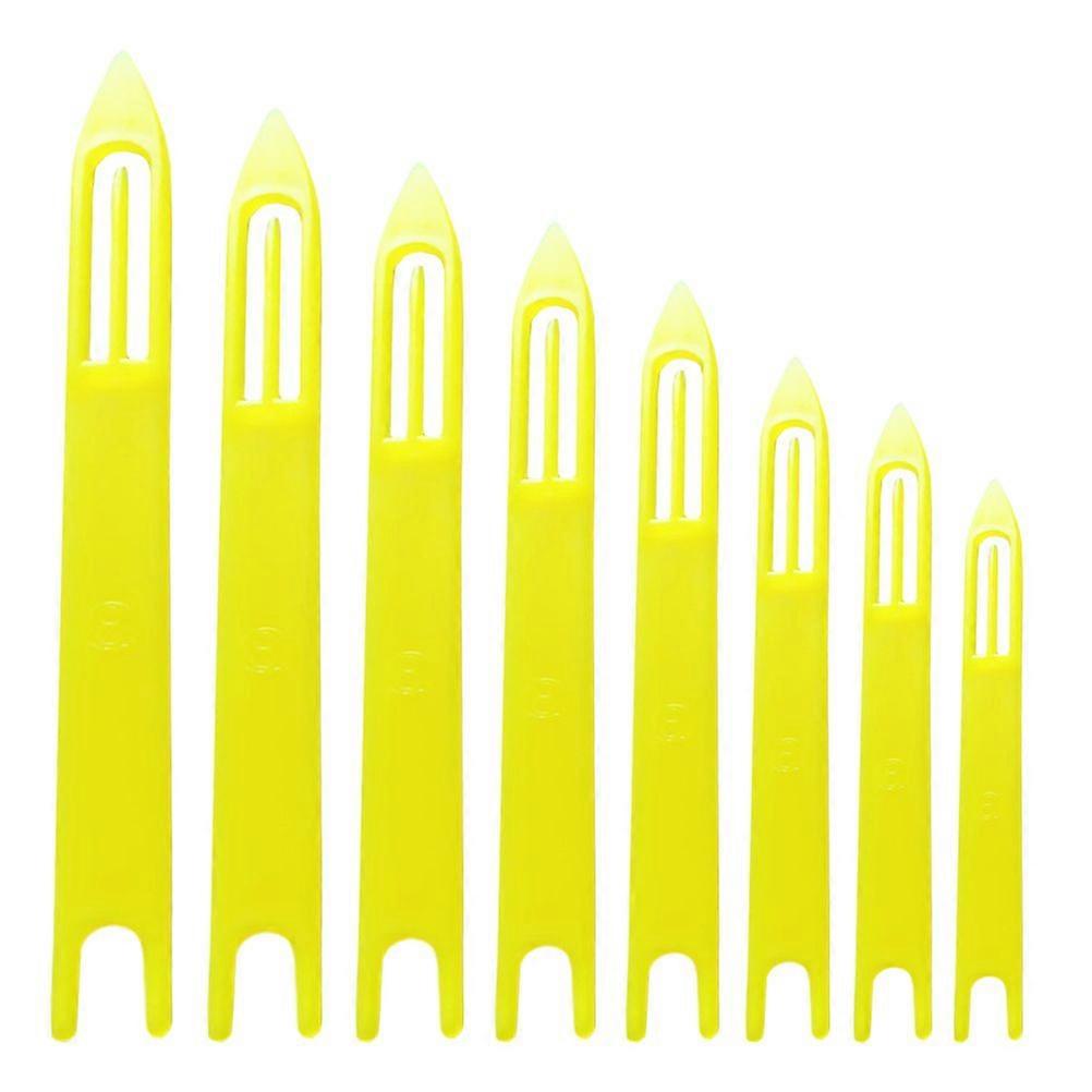 8pcs Durable Fishnet Shuttle Weaving Shuttles Portable Fishnet Repair Tool