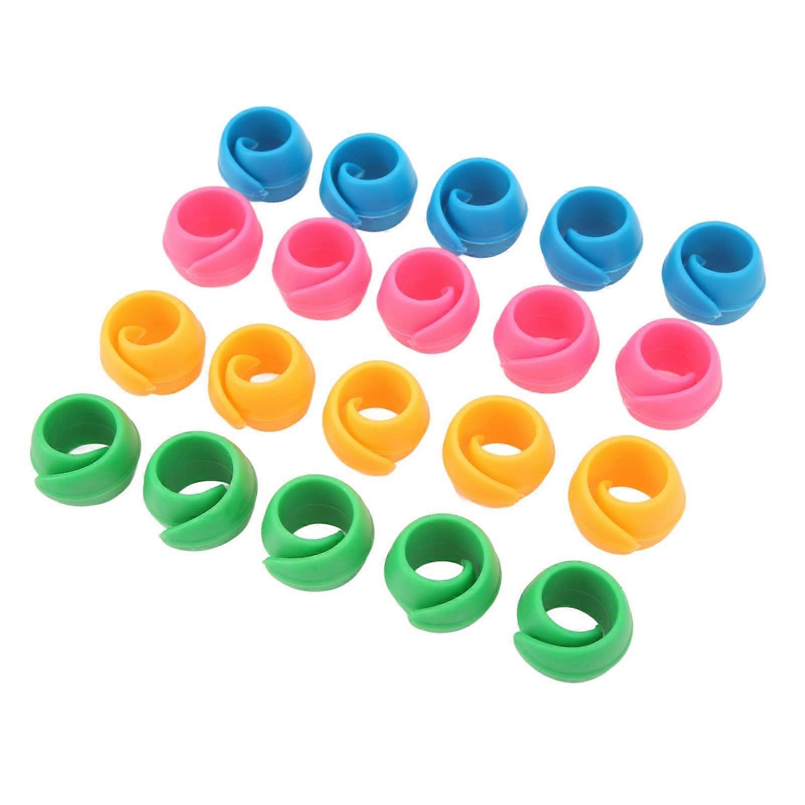 Sewing Thread Spool Holder Clips Set, Tangle Organizer with Thread Tail Lock, 20 Pcs