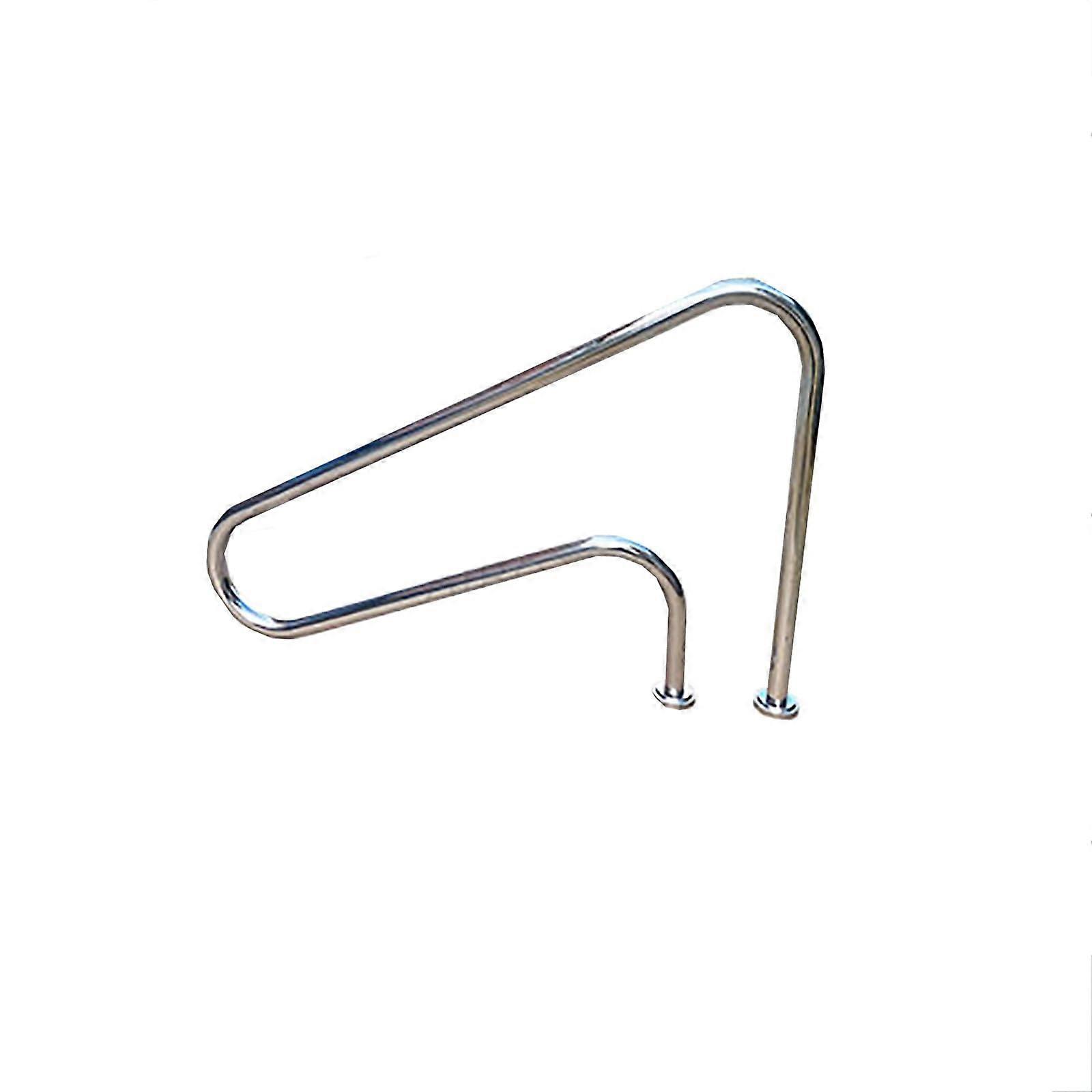 Pool Handrail for Inground and Outdoor Pools, Single Entry Rail with CorrosionResistant Support