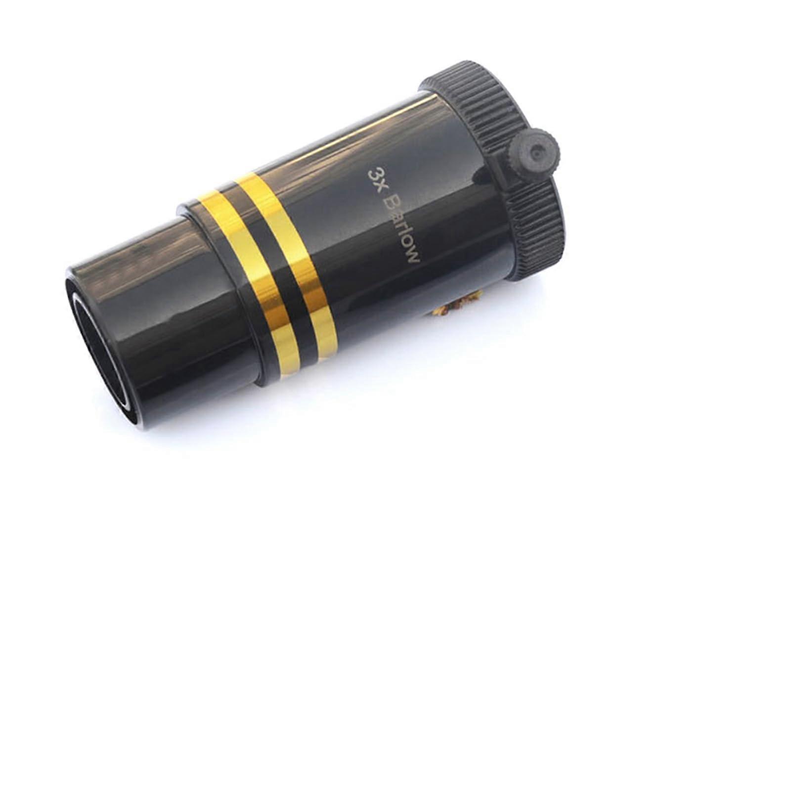 1.25 Inch 3x Achromatic Barlow Lens for Telescope, Triple Magnification Boost and Sharp View