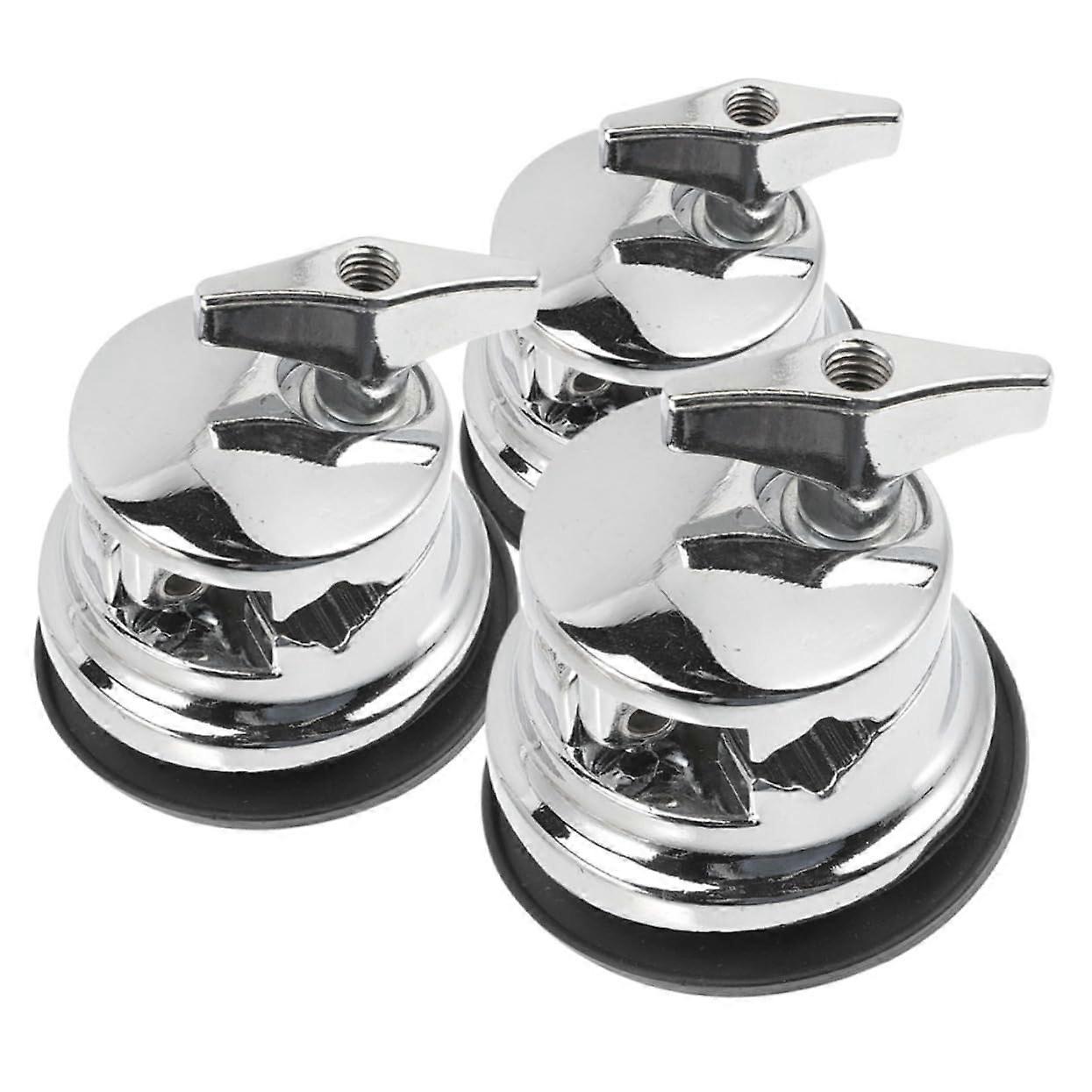 3pcs Drum Leg Mount Bracket Support for Snare and Cowbell Holders with Stable Installation