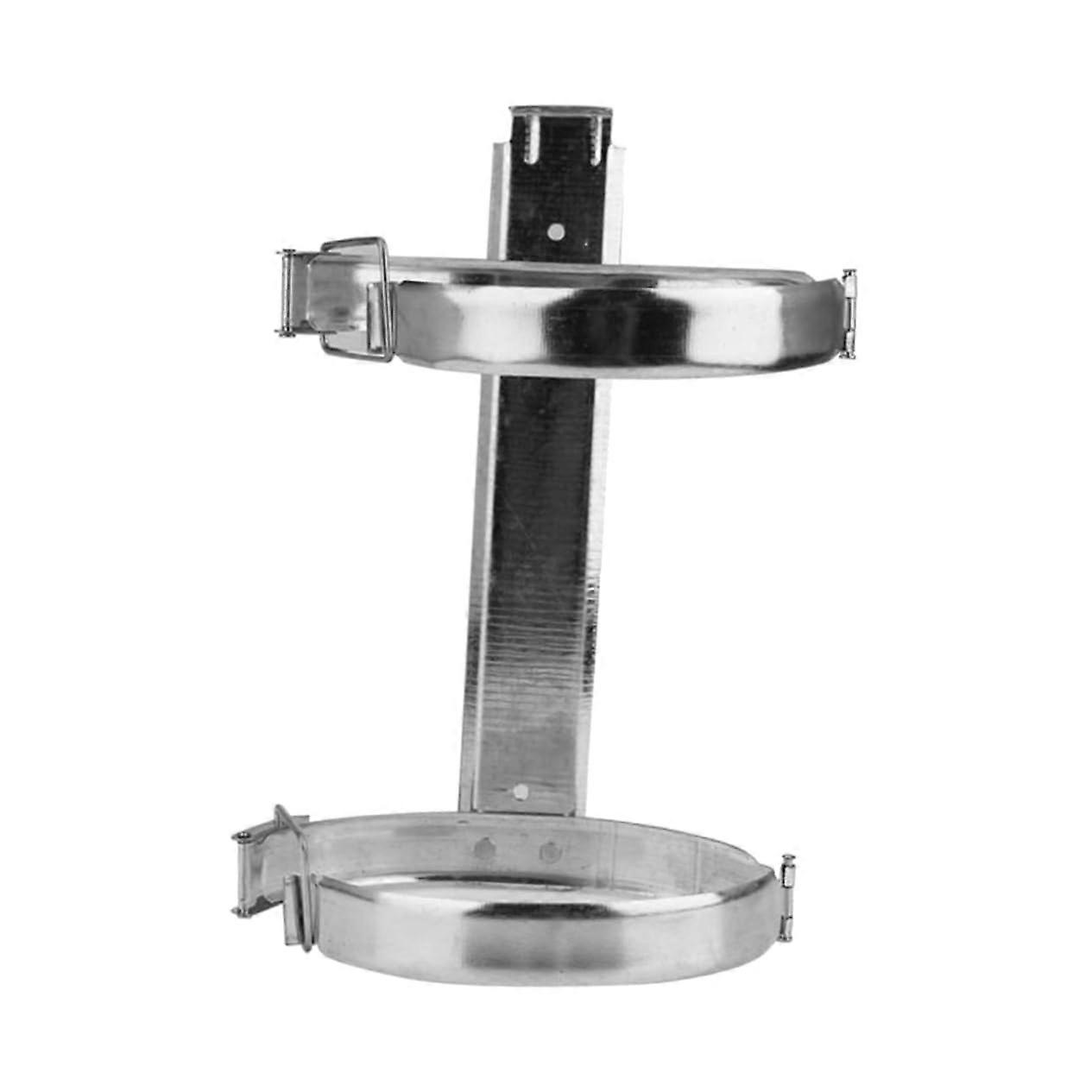 Iron Wall Mount Fire Extinguisher Holder, Heavy Duty Secure Bracket for Office and Workshop