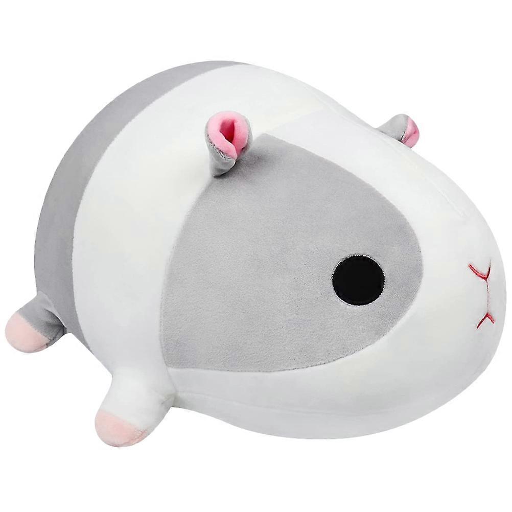 Guinea Pig Plush Pillow for Decoration Simulated Stuffed Hamster Toy Grey