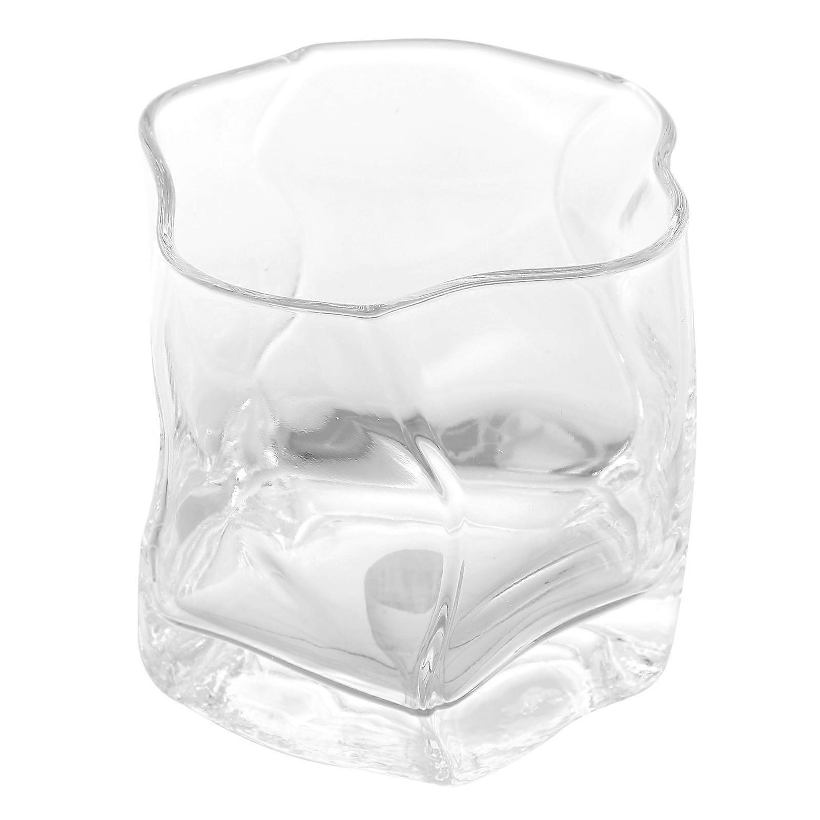 Whiskey Cup Glass Wine Cup for Drinking Use Transparent Design