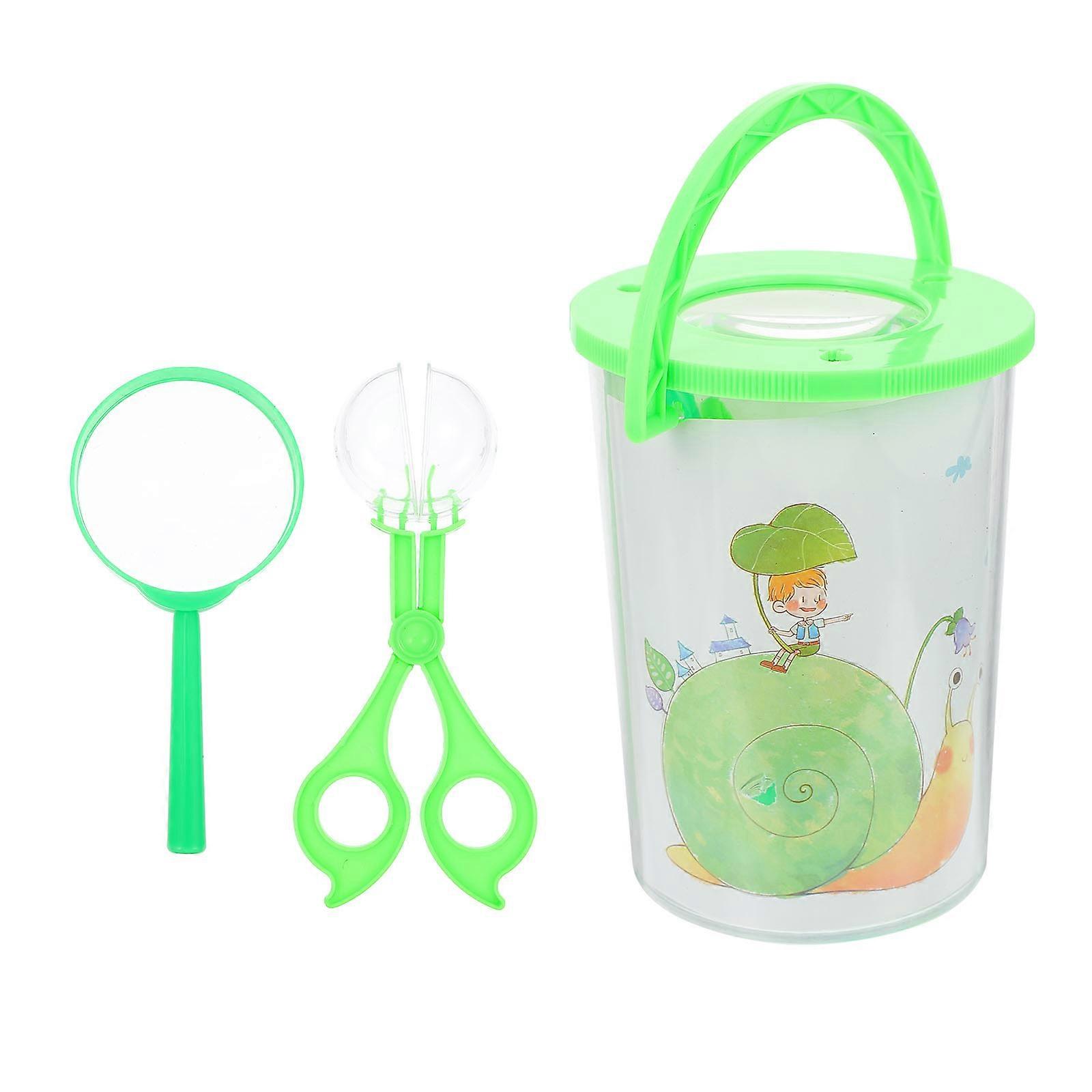 Insect Observation Barrel Educational Toy for Outdoor Learning 1Set