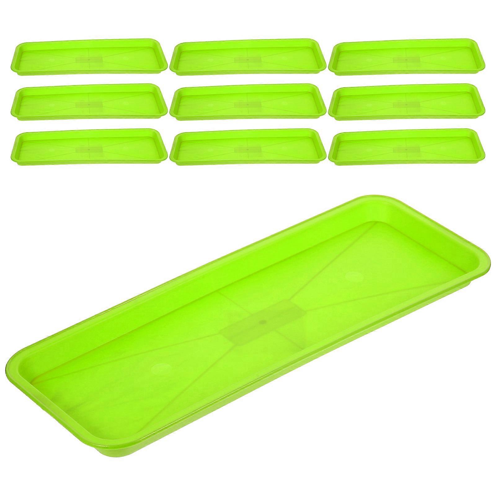 Plant Pot Tray Plastic Rectangular Saucer for Plants 20Pcs Durable Planters