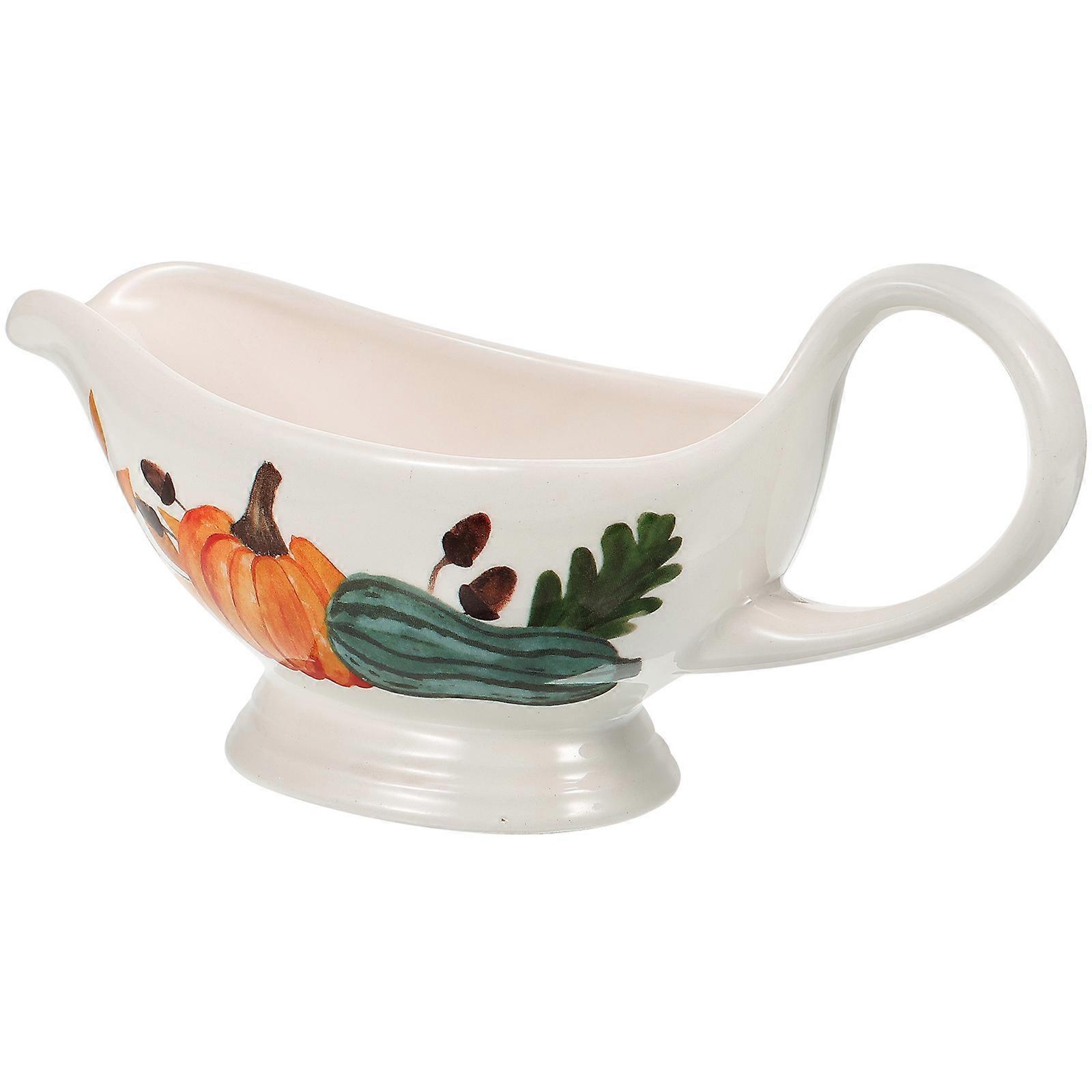 Gravy Serving Boat Ceramic Sauce Cup for Home Use