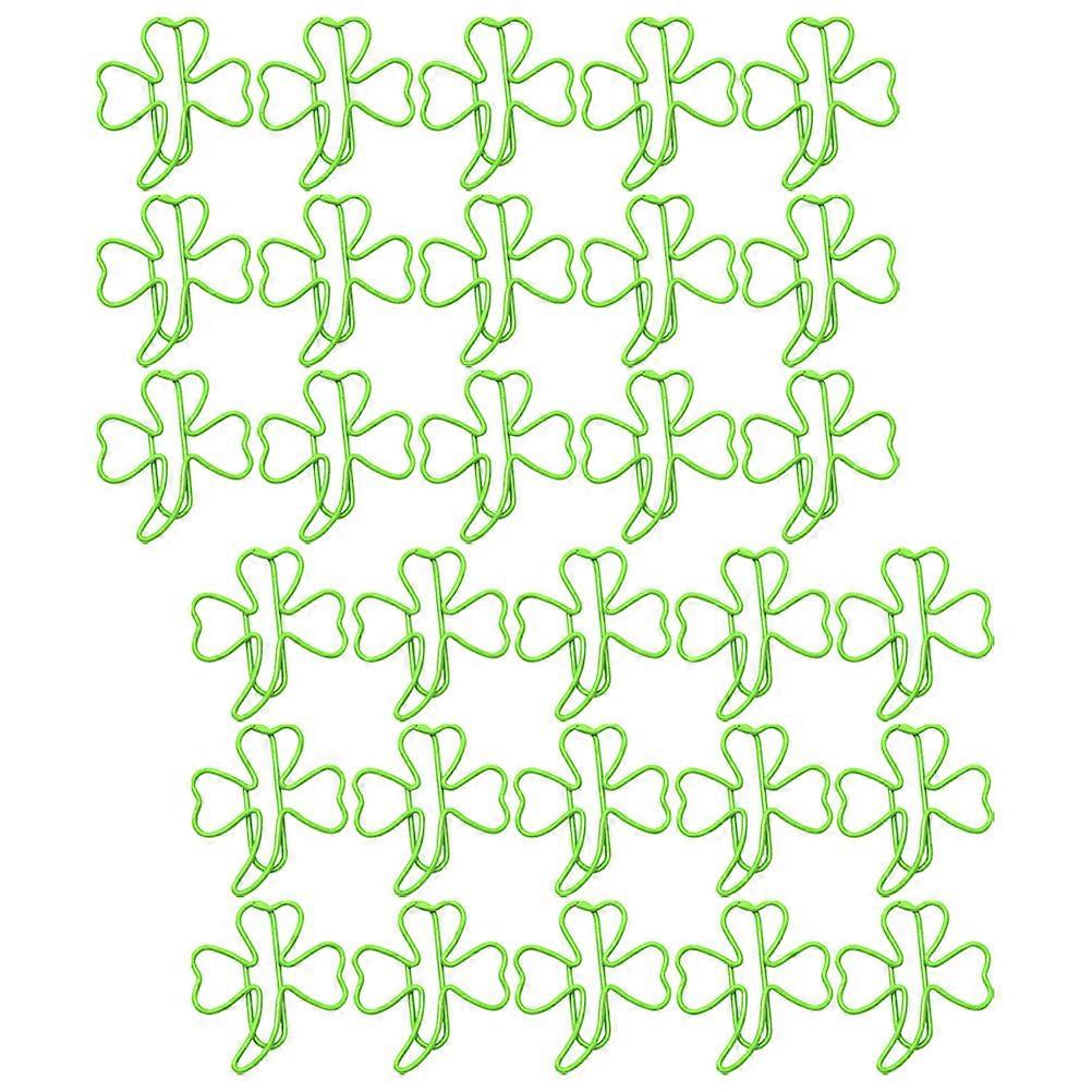 Green Leaf Paper Clips Decorative File Clips for Office Use 60Pcs Set