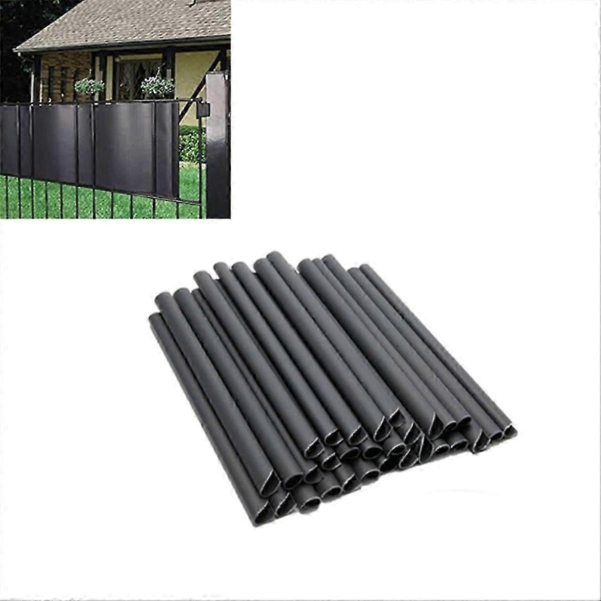 30Pack PVC Mounting Clips, Privacy Screen, Privacy Screen Strips