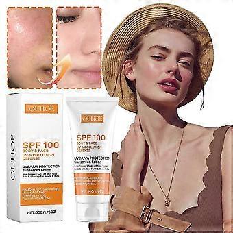 Broad-Spectrum Sun Block SPF100 for Face and Body - Waterproof, Nourishing, All