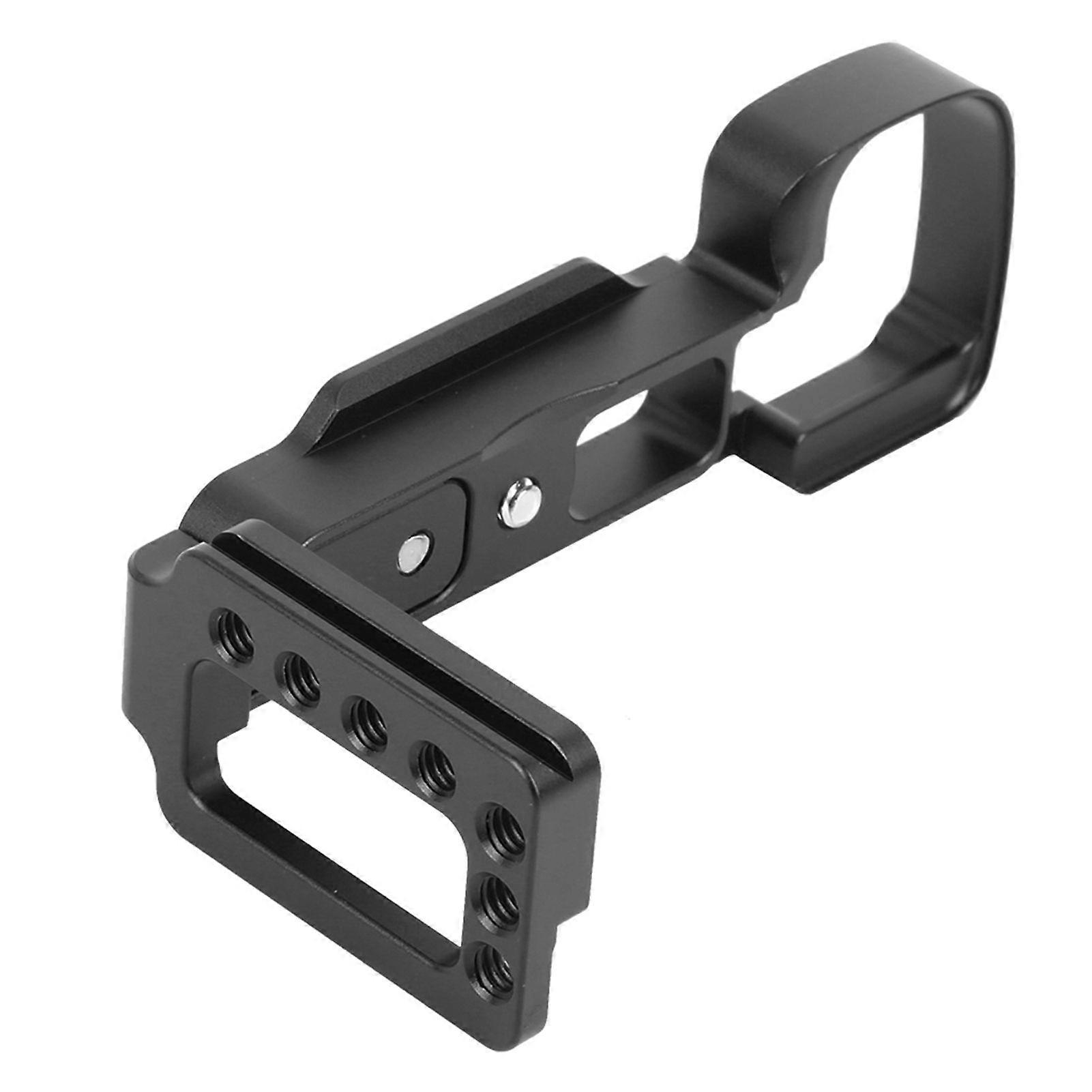 Stretchable L Quick Release Plate Horizontal Vertical Shooting Compatible With Sony A6100/A6300/A6400 Mirrorless CameraBlack