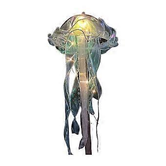 LED Night Light Gradient Jellyfish Pendant Colorful Lamp Ornament Decorative Night Lamp Gift for