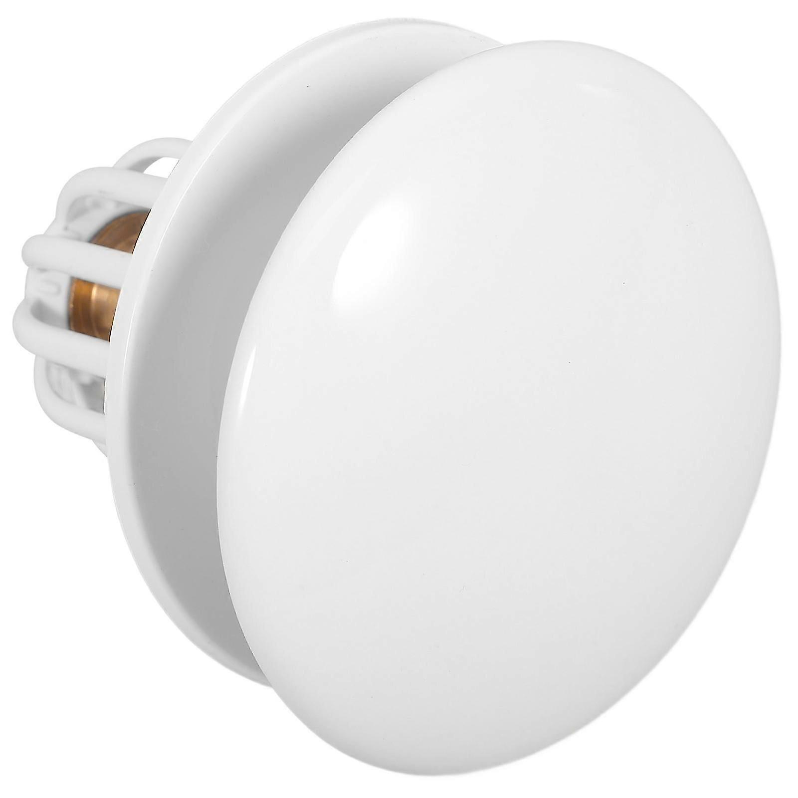 Bathroom Sink Stopper Ceramic Drain Plug compatible Anti-Clogging with Filter