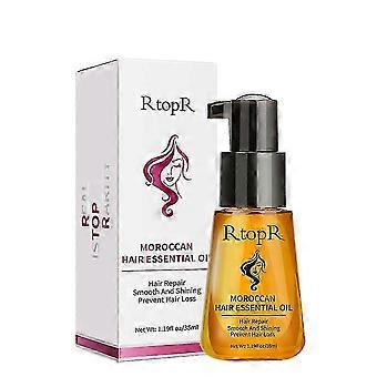 Rtopr Marocco Cura dei Capelli Olio Essenziale Olio Essenziale Riparazione Capelli Densi Forte e VeloceQD