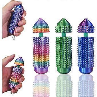 Little Ouchies Fidget Toys – Langlebiges, rotierendes Schmerzstimulationsspielzeug zur Linderung von Angst und Stress, Fidget-Spielzeug für Erwachsene und Jugendliche, Schmerzlinderungs-Fidget-Tool, 3-teilig