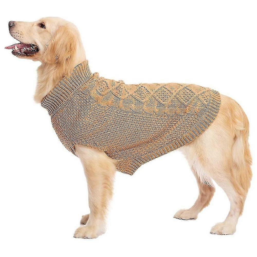 2 Piece Dog Clothes Pet Sweater Winter Solid Sweater X