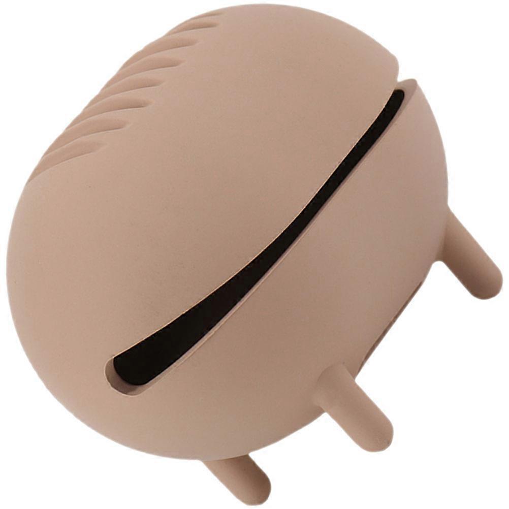 Makeup Sponge Case for Storage Portable Silicone Protective Coffee