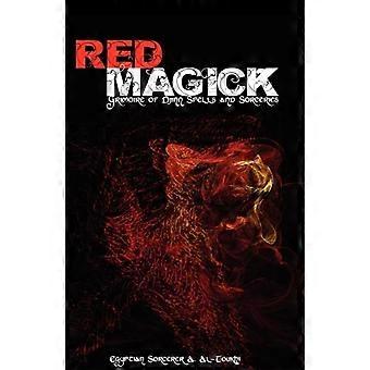 Red Magick Grimoire Of Djinn Spells And Sorceries - Egyptian Sorcerer Al-Toukhi - Hardcover - en Book
