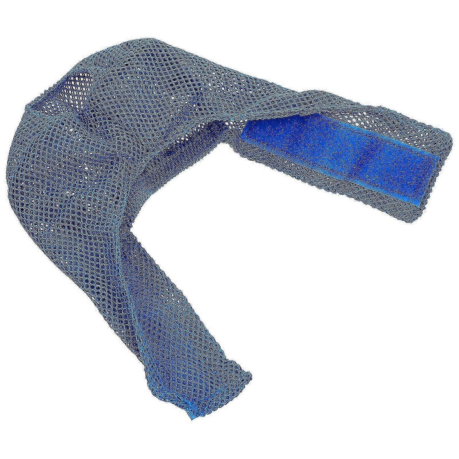 Cat Muzzle Polyester Kitten Muzzle for Grooming Use Blue