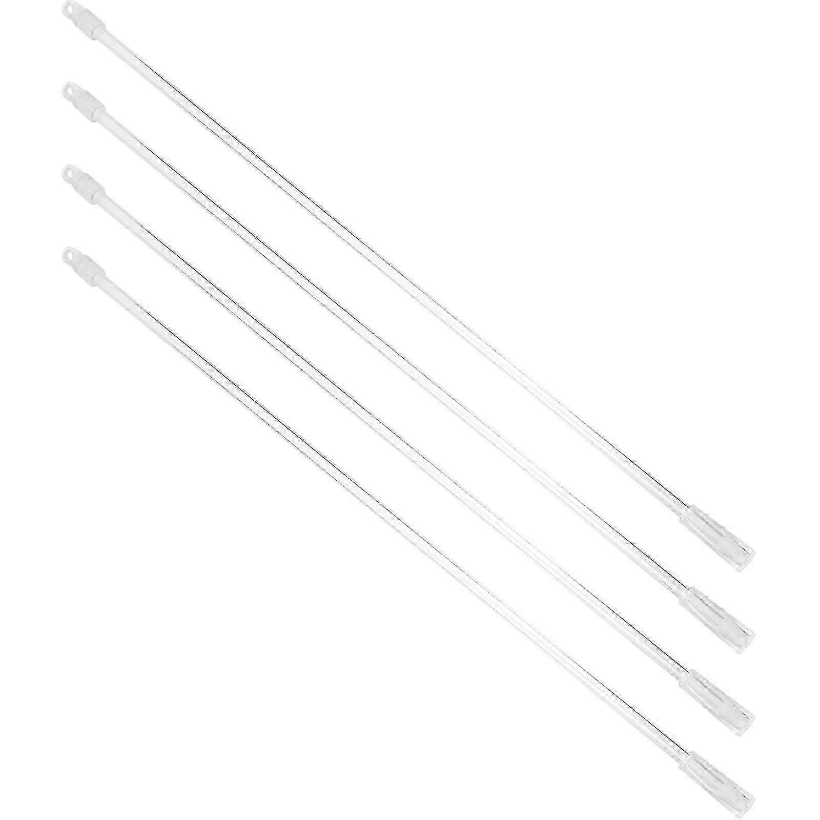 Transparent Blind Wand Replacement for Vertical Blinds with Hook 4Sets