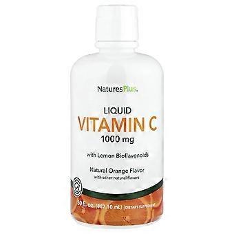 NaturesPlus, Liquid Vitamin C With Lemon Bioflavonoids, Natural Orange, 30 fl oz (887.10 ml)