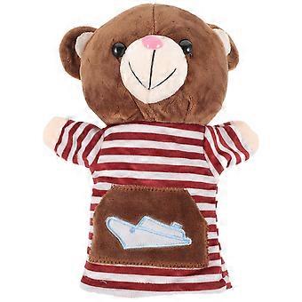 Marionnette à main ours en peluche, jouet éducatif pour enfants