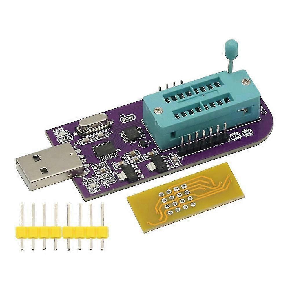 CH347 High-Speed Programmer Module compatible with 24 EEPROM 25 SPI FLASH, USB to TTL Serial Adapter,ISP/ICP Support