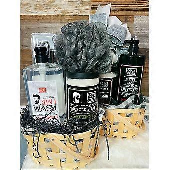 HOLIDAY GIFT BASKET FOR HIM- BATH & BODY GIFT BASKET FOR HIM