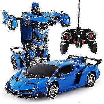 Remote Control Car, 2 In 1 Transformer Robot Car, One Touch Transforming Remote Control Transformers Car Robot_cdb2