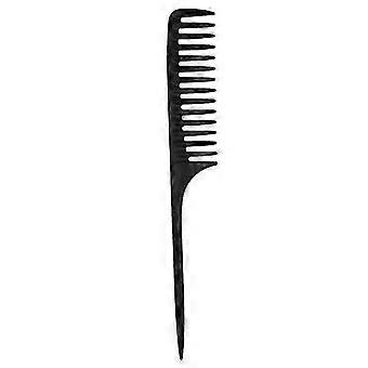 Bred tand råtta svans kammar Pintail frisör styling kam för kvinnor antistatisk frisör verktyg - svart